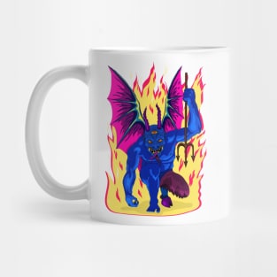 Retro art devil Mug